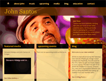 Tablet Screenshot of johnsantos.com